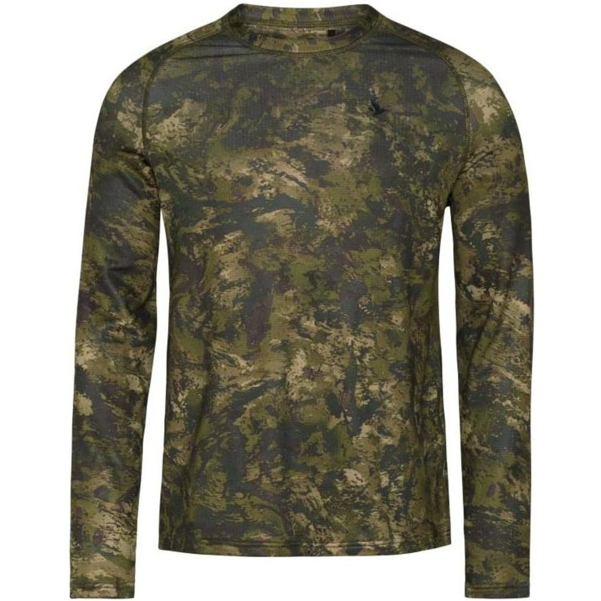 Seeland Mens Camo Long Sleeve T-Shirt 1602102 - Invis Green